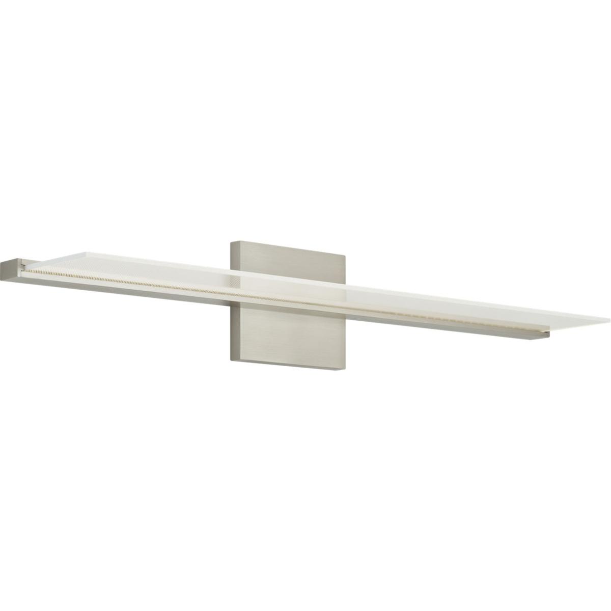 Visual Comfort Modern Collection 700BCSPANB2S-LED930 Sean Lavin Span LED 24.6 inch Satin Nickel Bath Light Wall Light in LED 90 CRI 3000K 120V, Direct