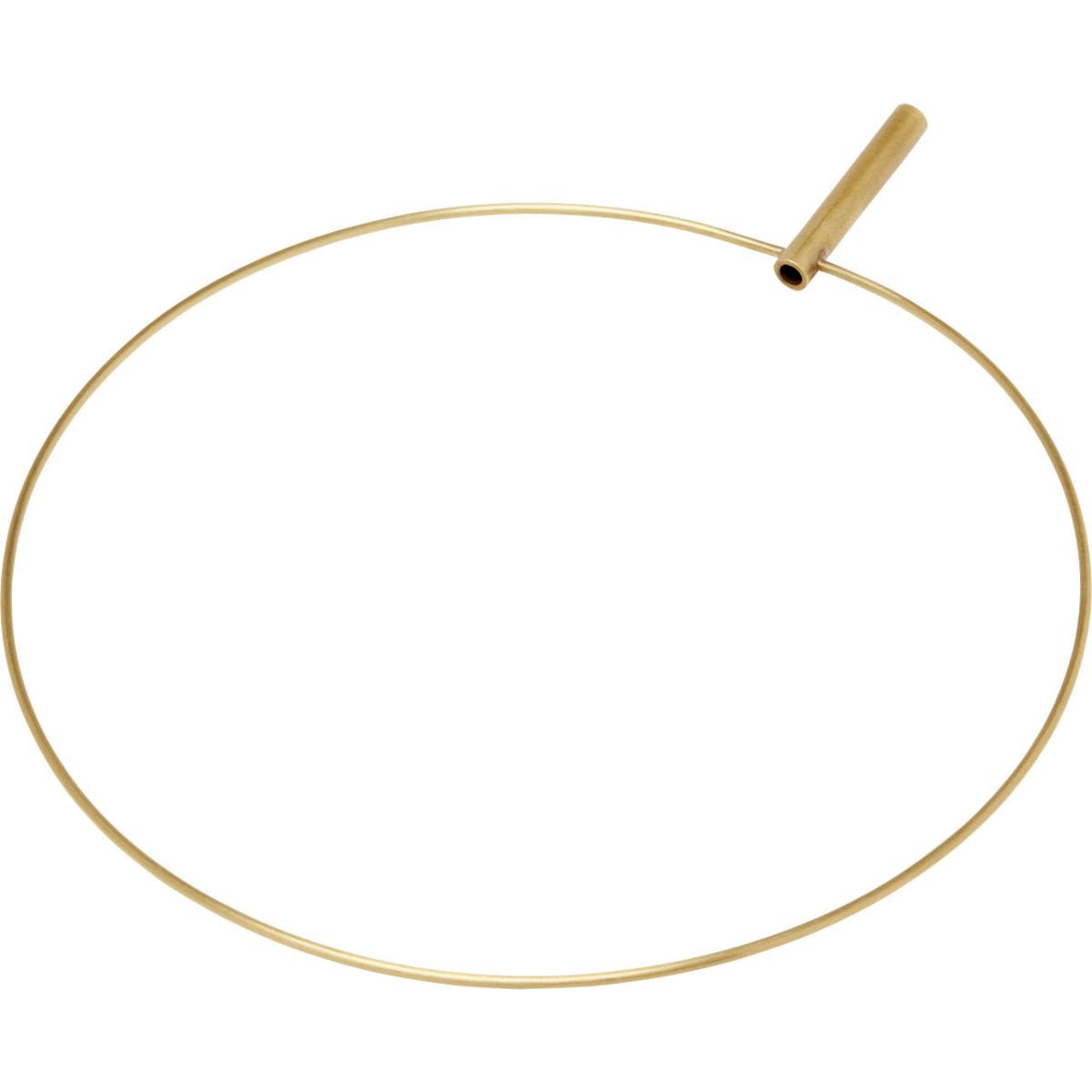 Visual Comfort Modern Collection 700TRSPARNB Sean Lavin Trellis Natural Brass Round Pendant Accessory