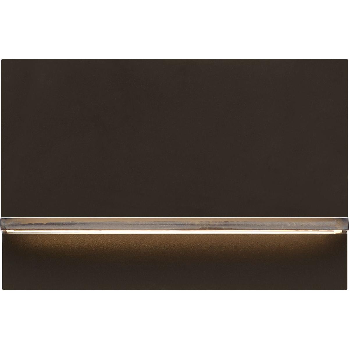 Visual Comfort Modern Collection 700OSWEND92730Z120 Sean Lavin Wend 120 12.96 watt Bronze Outdoor Wall/Step Light in 120V, Integrated LED