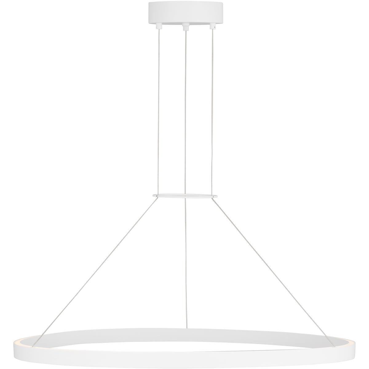 Visual Comfort Modern Collection SLCH14930W Sean Lavin Fiama 1 Light 36 inch Matte White Chandelier Ceiling Light
