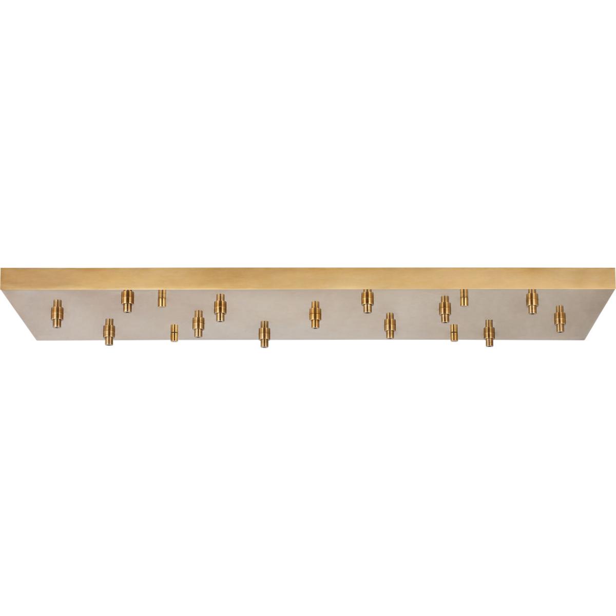 Visual Comfort Modern Collection SLCH574HAB Sean Lavin Multiport Hand Rubbed Antique Brass Multiport Canopy