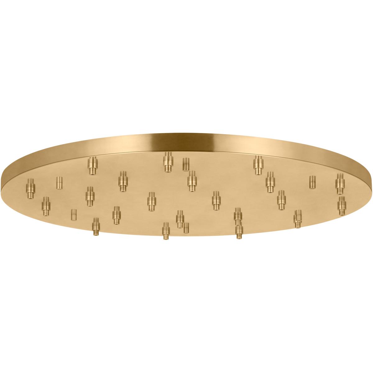 Visual Comfort Modern Collection SLCH576HAB Sean Lavin Multiport Hand Rubbed Antique Brass Multiport Canopy