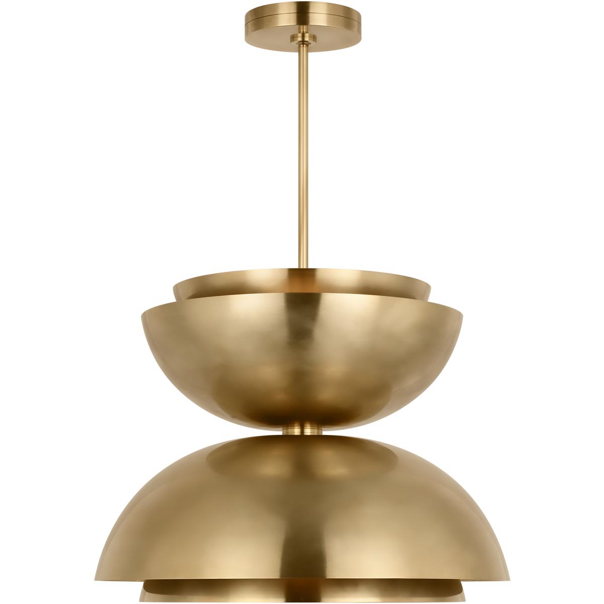 Visual Comfort Modern Collection SLPD32227NB Sean Lavin Shanti 2 Light 26 inch Natural Brass Pendant Ceiling Light