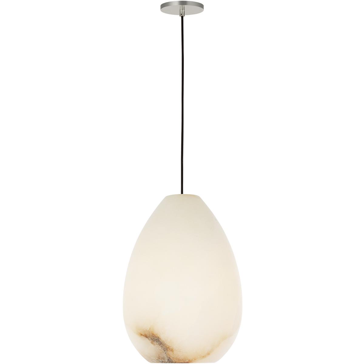 Visual Comfort Modern Collection SLPD545ALBN Sean Lavin Alina 1 Light 4.8 inch Polished Nickel Line-Voltage Pendant Ceiling Light in No Lamp Included