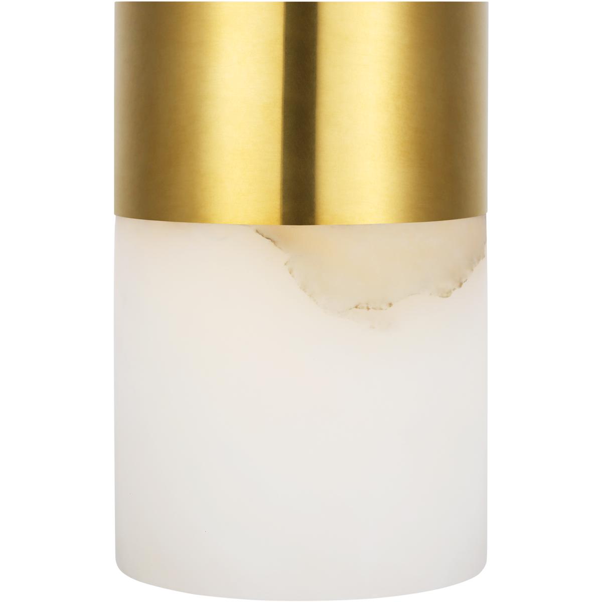 Visual Comfort Modern Collection SLTB66927HABALB Sean Lavin Caspe 5.6 inch 2.2 watt Hand Rubbed Antique Brass Rechargeable Table Lamp Portable Light