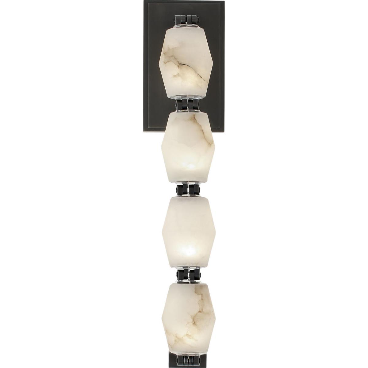 Visual Comfort Modern Collection SLWS54630ALBBZ Sean Lavin Collier 1 Light 3 inch Bronze ADA Sconce Wall Light