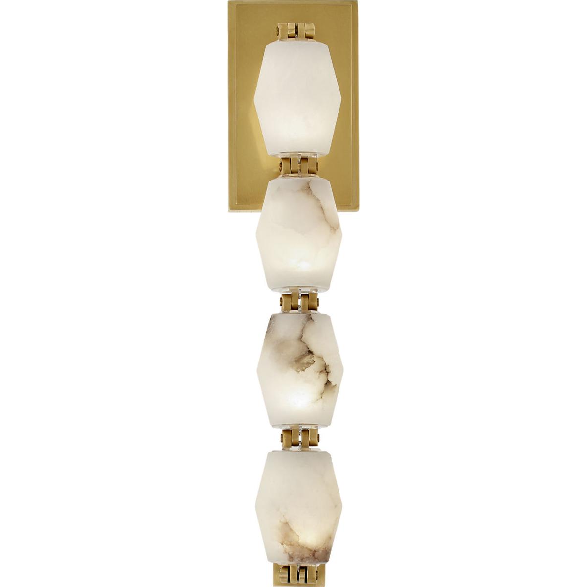 Visual Comfort Modern Collection SLWS54630ALBHAB Sean Lavin Collier 1 Light 3 inch Hand Rubbed Antique Brass ADA Sconce Wall Light