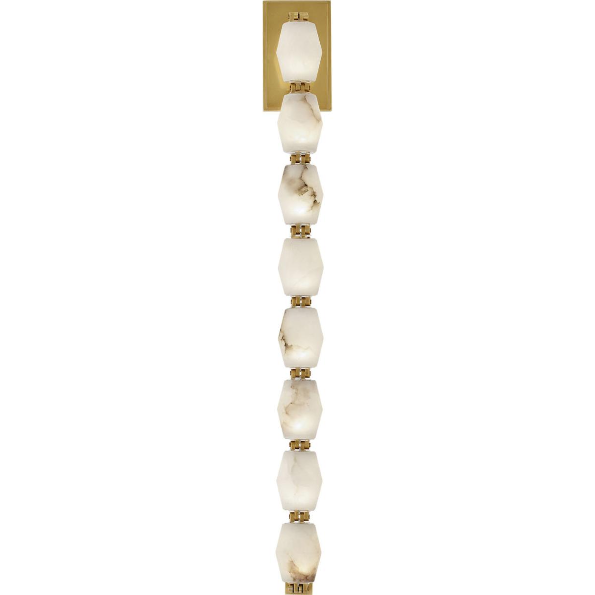 Visual Comfort Modern Collection SLWS54730ALBHAB Sean Lavin Collier 1 Light 3 inch Hand Rubbed Antique Brass ADA Sconce Wall Light