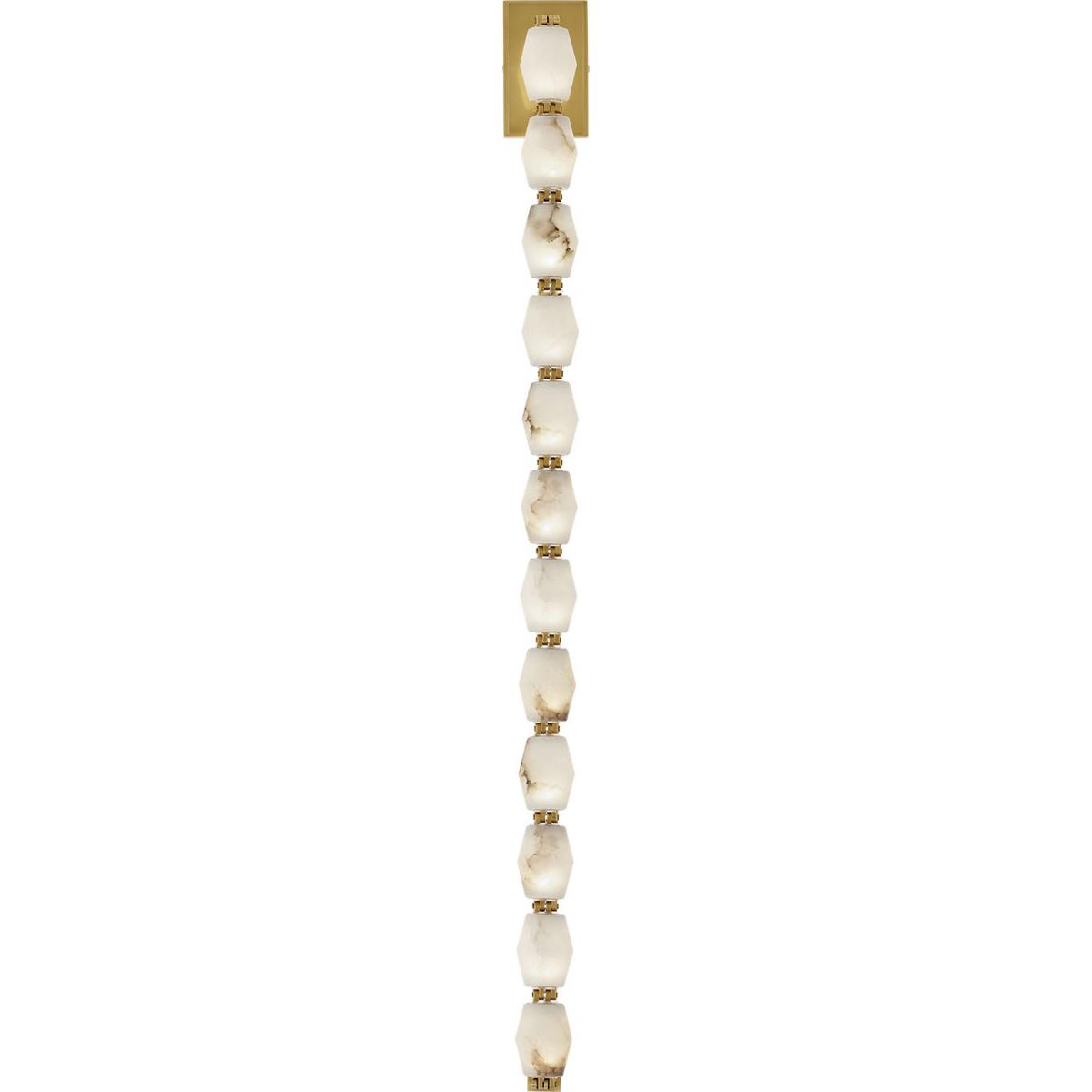 Visual Comfort Modern Collection SLWS54830ALBHAB Sean Lavin Collier 1 Light 3 inch Hand Rubbed Antique Brass ADA Sconce Wall Light