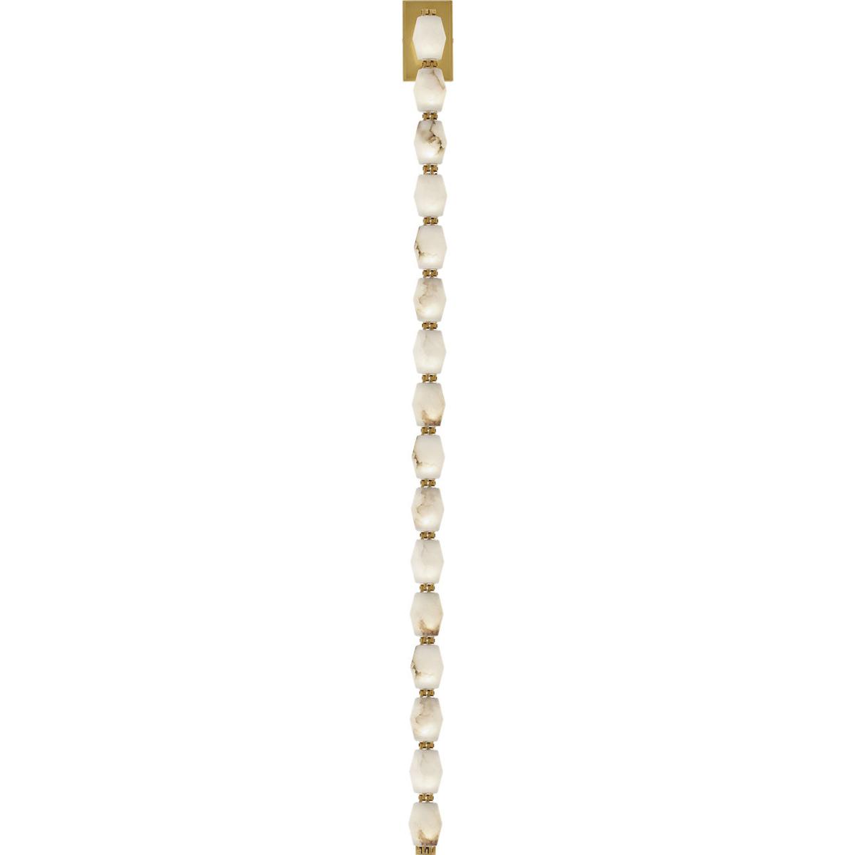 Visual Comfort Modern Collection SLWS54930ALBHAB Sean Lavin Collier 1 Light 3 inch Hand Rubbed Antique Brass ADA Sconce Wall Light