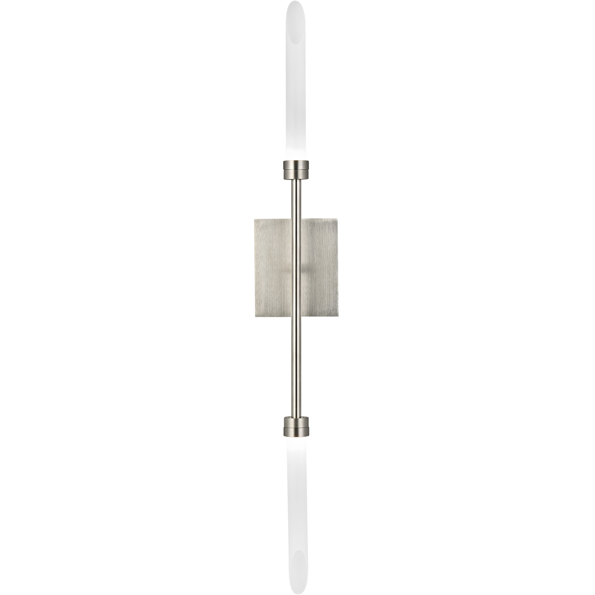 Visual Comfort Modern Collection 700WSSPRS-LED927-277 Sean Lavin Spur LED 2.7 inch Satin Nickel ADA Wall Light in LED 90 CRI 2700K 277V, Integrated LE