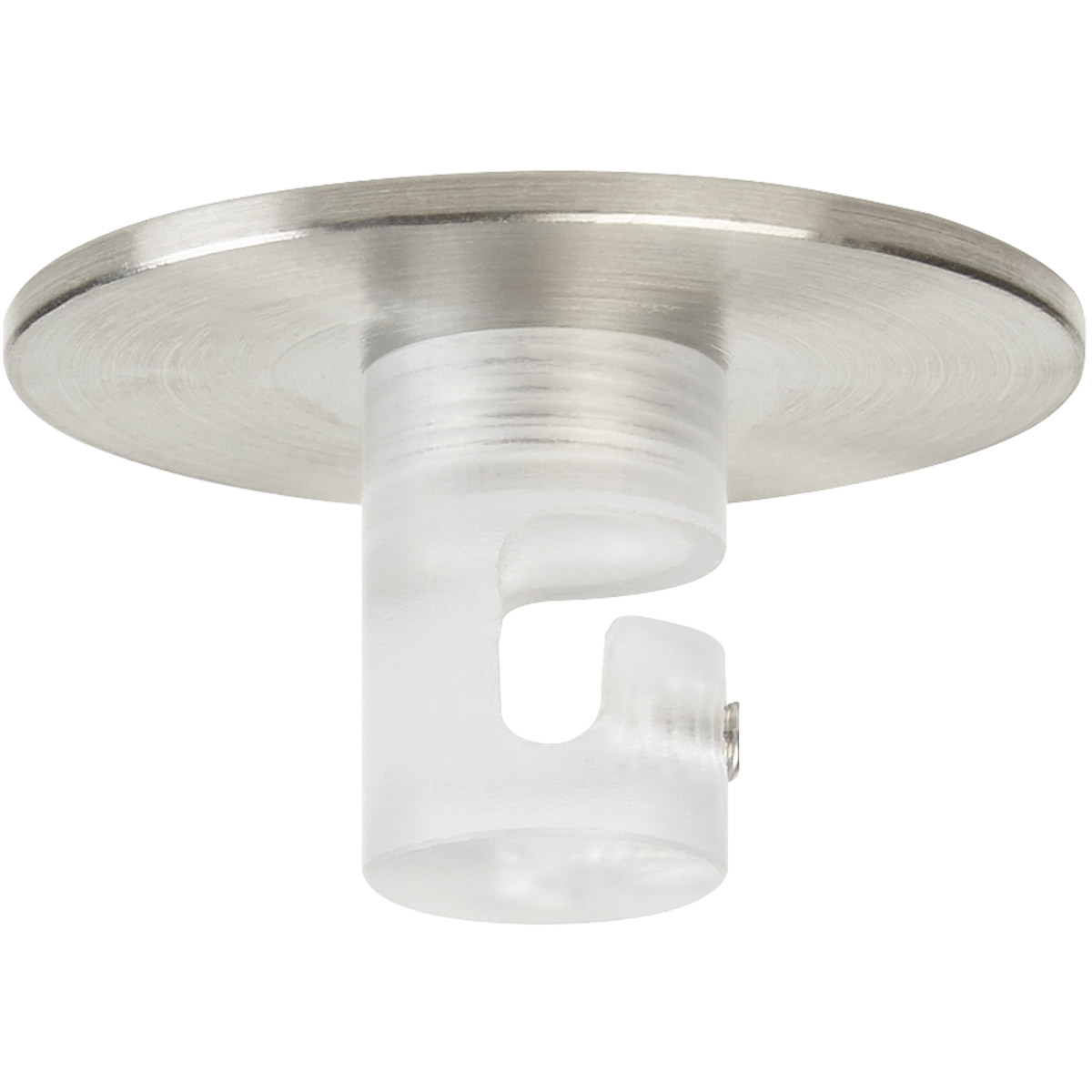 Visual Comfort Modern Collection 700FJSWGS Line Voltage Satin Nickel Swag Hook