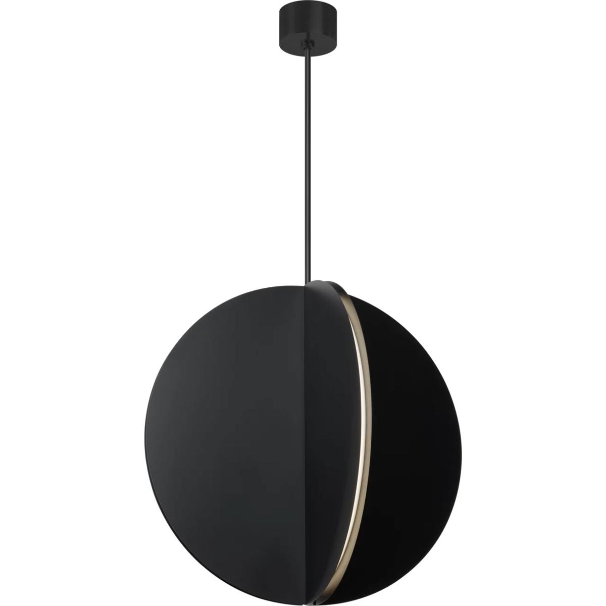Visual Comfort Modern Collection 700TDBAU36B-LED930 Sean Lavin Bau LED 36 inch Nightshade Black Pendant Ceiling Light, Integrated LED