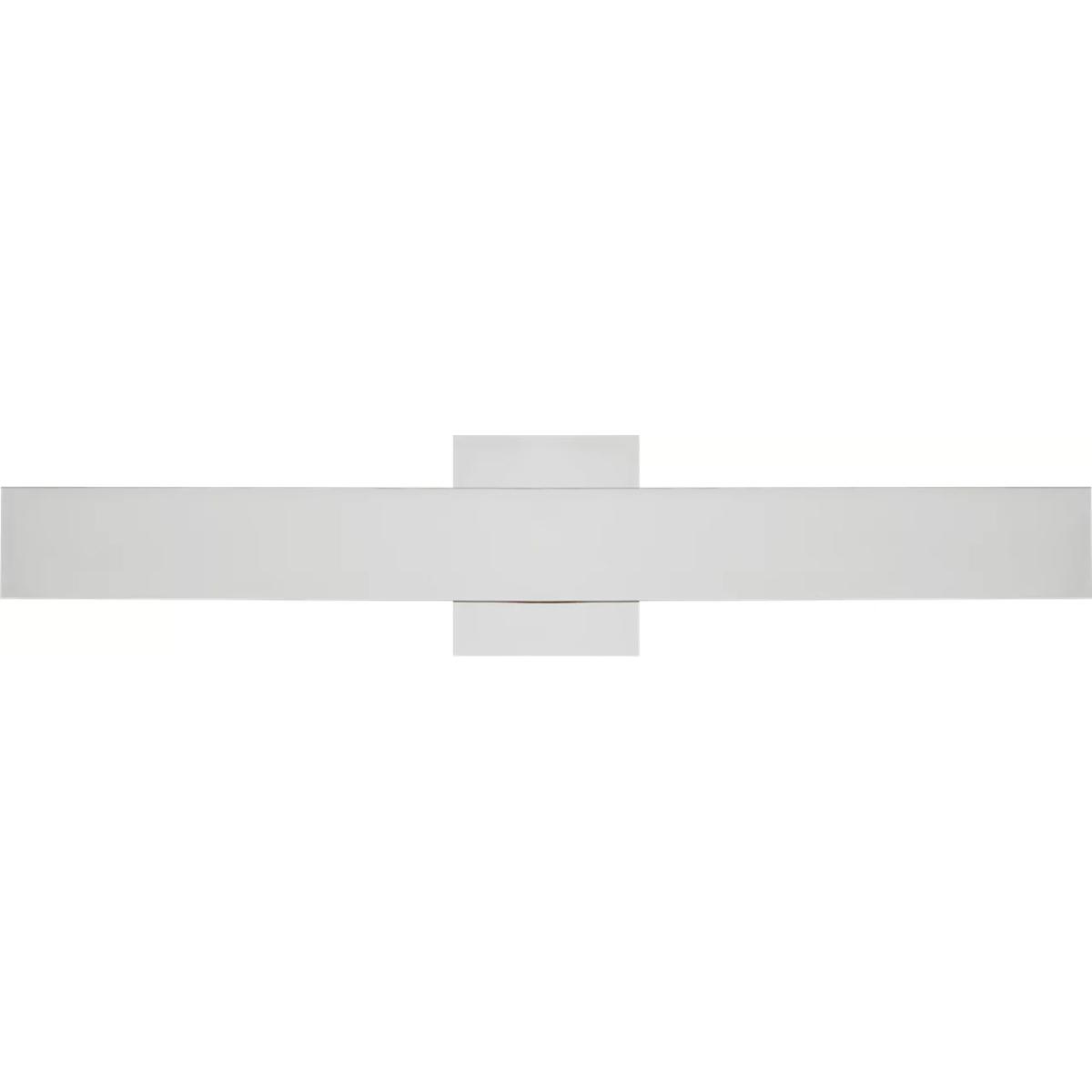 Visual Comfort Modern Collection 700BCBAU24N-LED930-277 Sean Lavin Bau LED 24 inch Polished Nickel Bath Light Wall Light in LED 90 CRI 3000K 277V, Int
