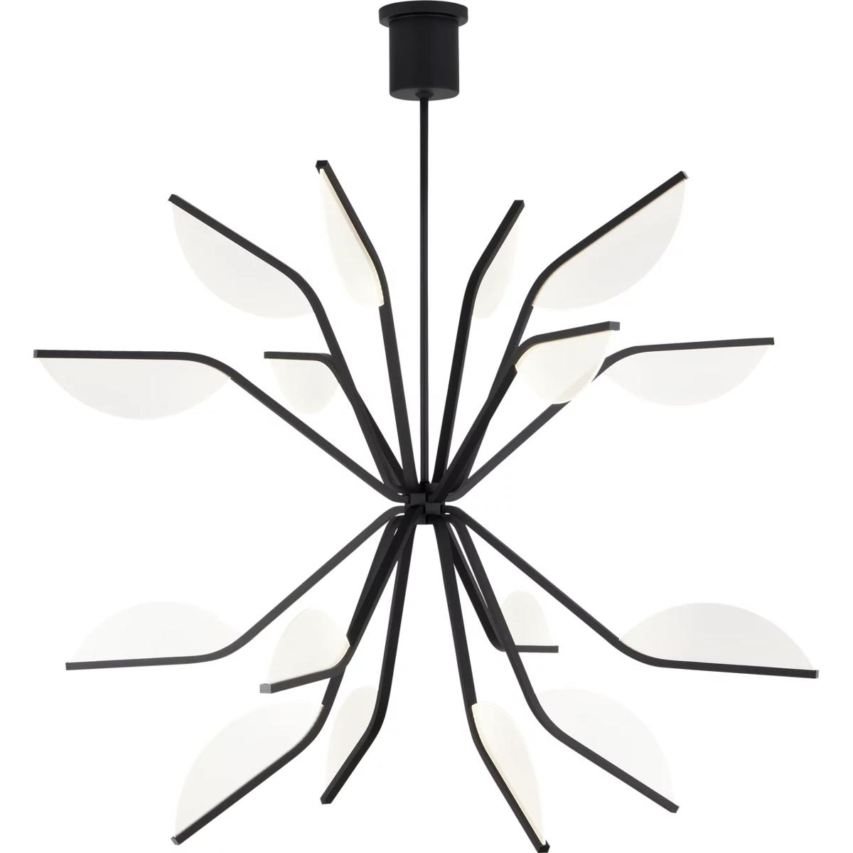 Visual Comfort Modern Collection 700BLT43B-LED930 Sean Lavin Belterra LED 46.3 inch Matte Black Chandelier Ceiling Light, Integrated LED