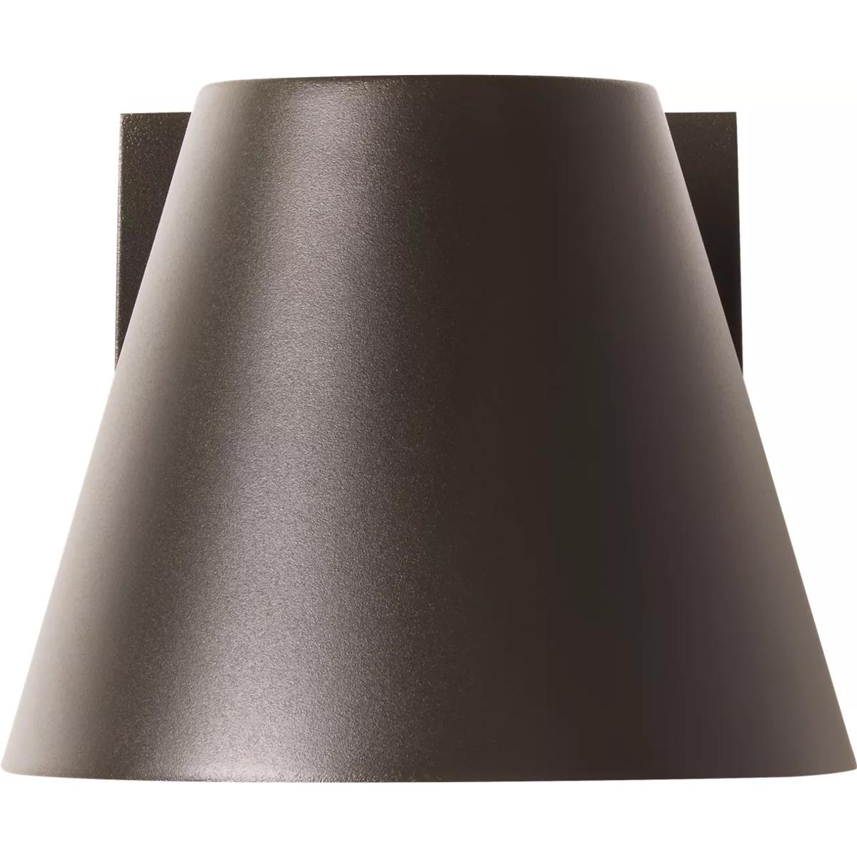 Visual Comfort Modern Collection 700WSBOW4Z-LED827-277 Sean Lavin Bowman LED 4.5 inch Bronze Outdoor Wall Light in LED 80 CRI 2700K 277V, Integrated L