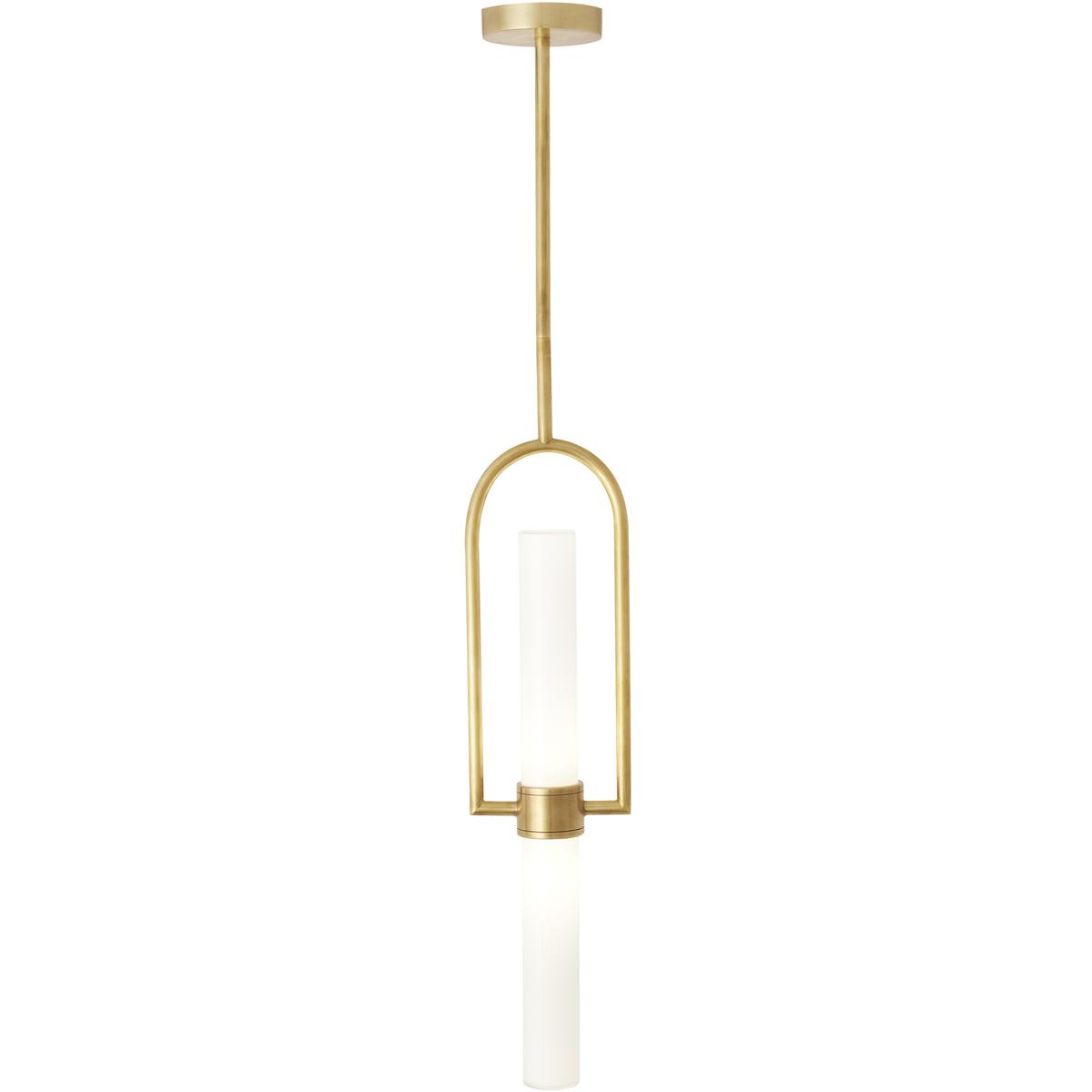 Visual Comfort Modern Collection 700TDCLMNB-LED930 Sean Lavin Calumn LED 2.75 inch Natural Brass Pendant Ceiling Light, Integrated LED