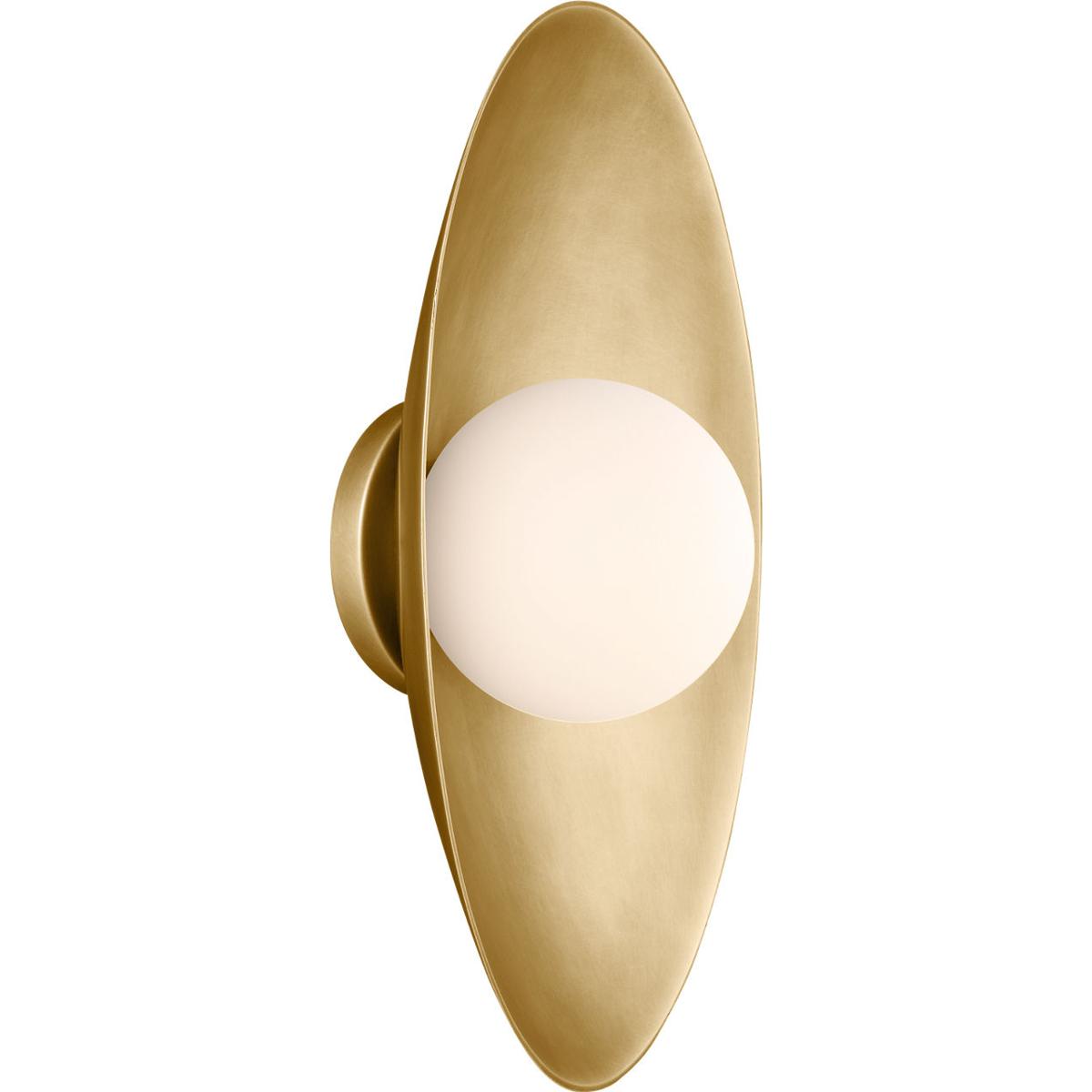 Visual Comfort Modern Collection 700WSJNI13BR-LED930 Sean Lavin Ace LED Plated Brass Wall Light