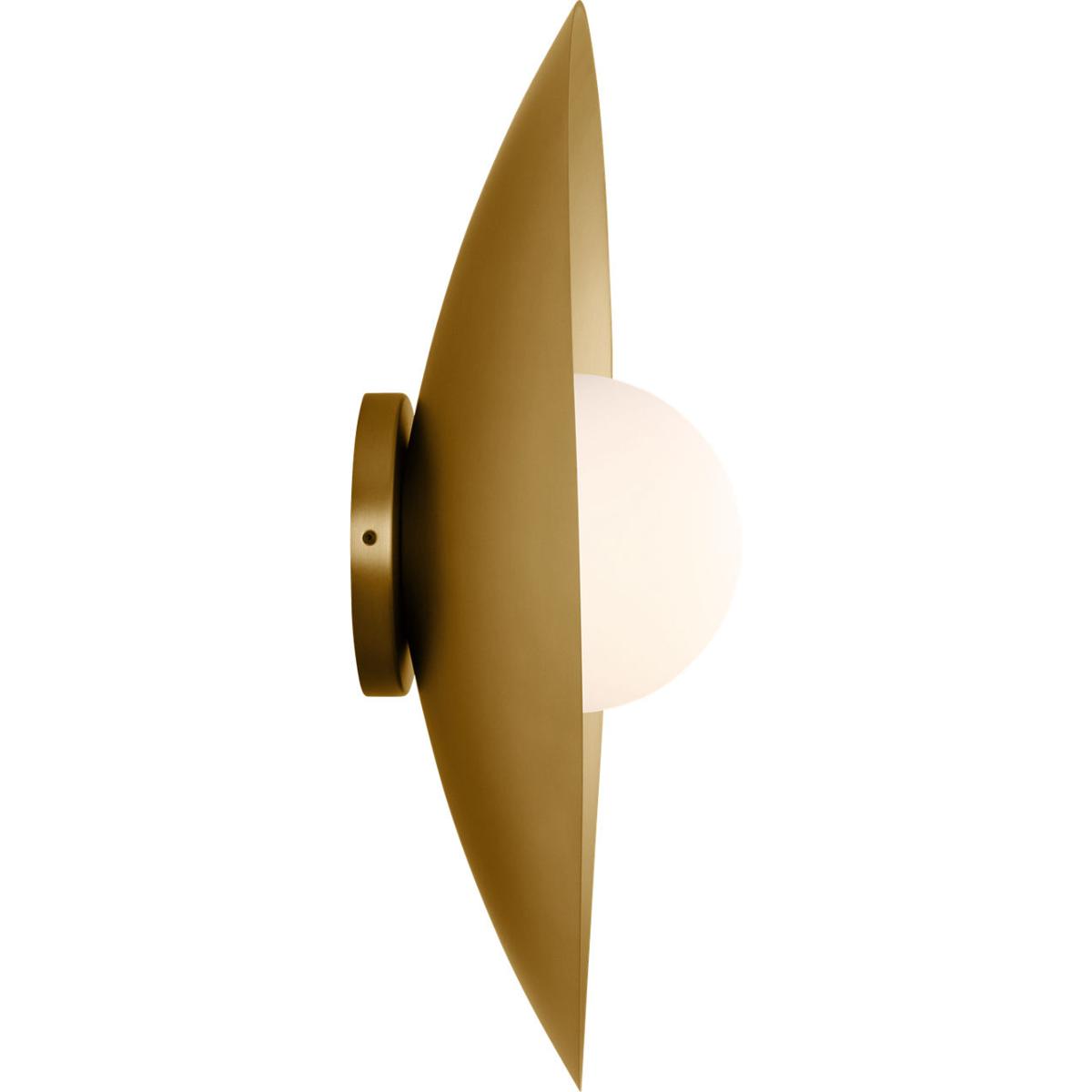 Visual Comfort Modern Collection 700WSJNI16BR-LED930 Sean Lavin Ace LED Plated Brass Wall Light
