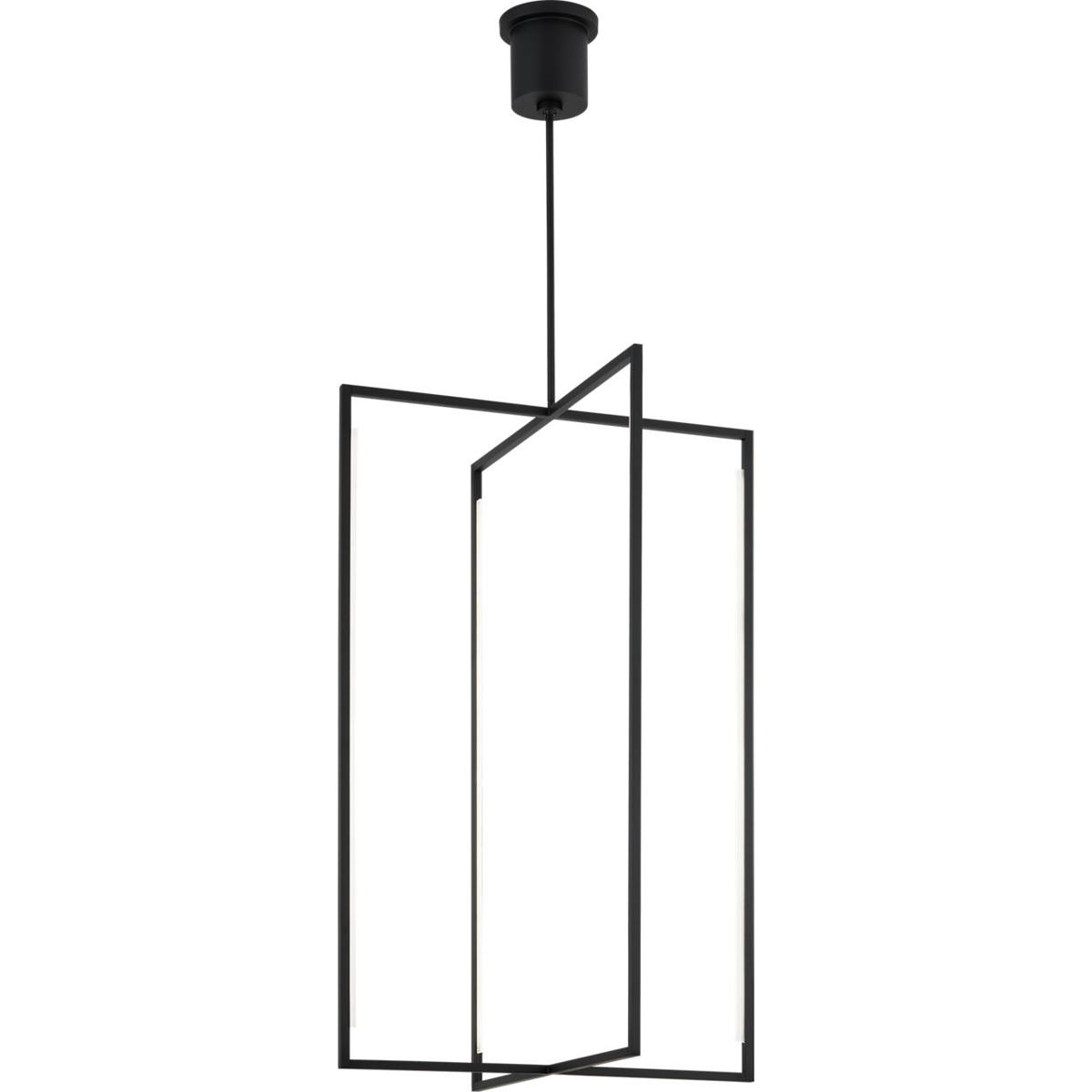Visual Comfort Modern Collection 700TDKNW42B-LED930 Sean Lavin Kenway LED 28 inch Nightshade Black Pendant Ceiling Light, Integrated LED