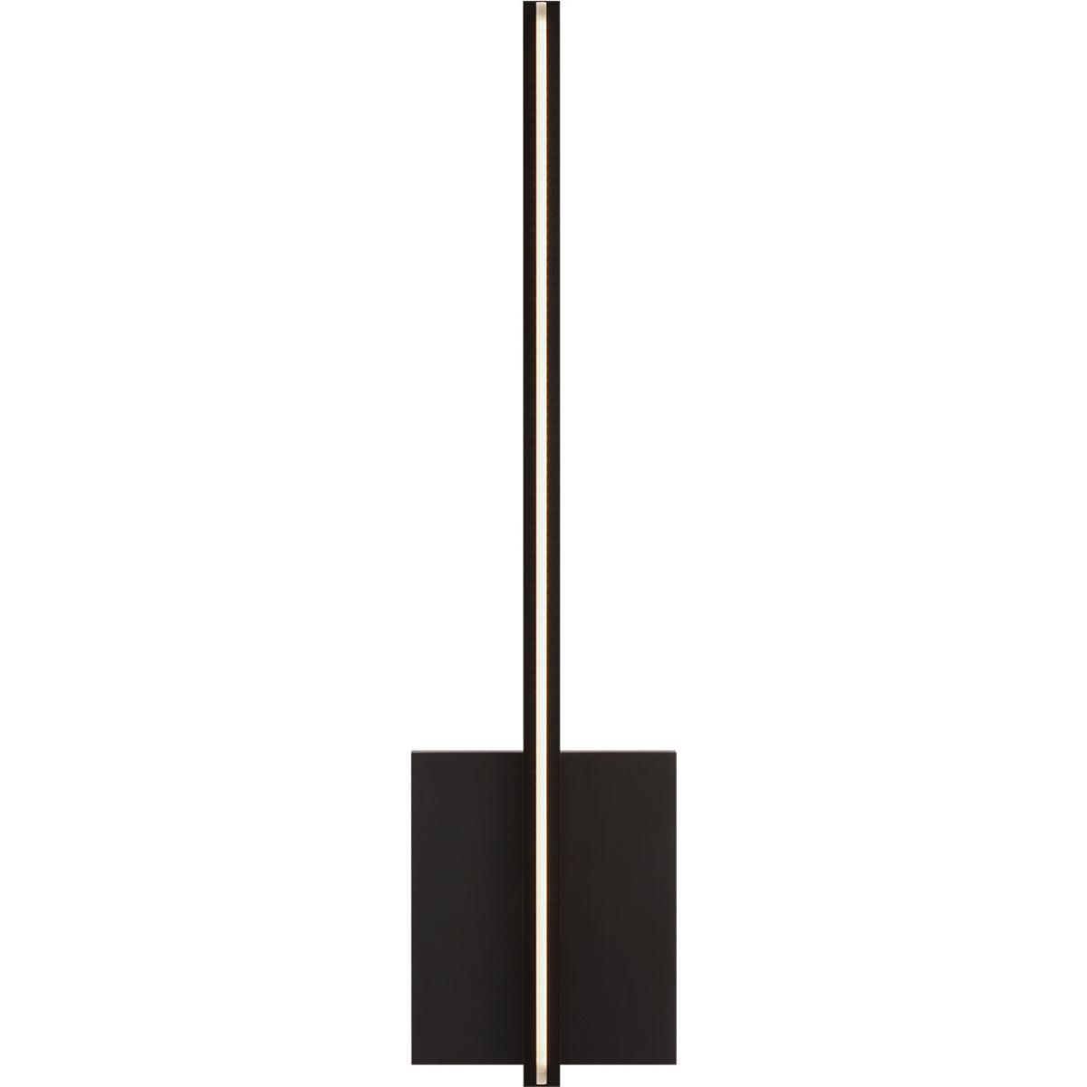 Visual Comfort Modern Collection 700WSKNWB-LED930-277 Sean Lavin Kenway LED 2.1 inch Matte Black ADA Wall Light in LED 90 CRI 3000K 277V, Integrated L