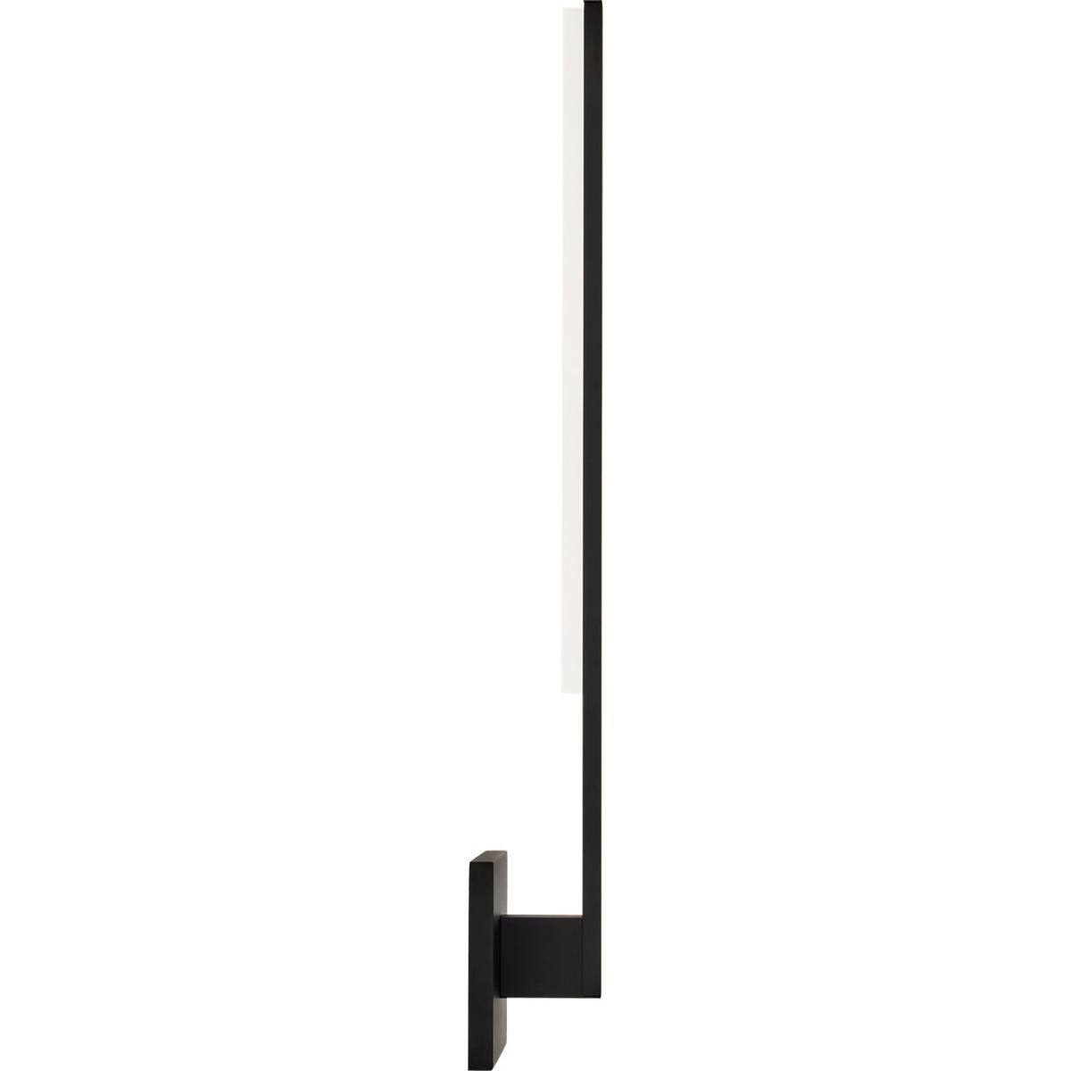Visual Comfort Modern Collection 700WSKLE30B-LED930 Sean Lavin Klee LED 3.3 inch Nightshade Black ADA Wall Light, Integrated LED