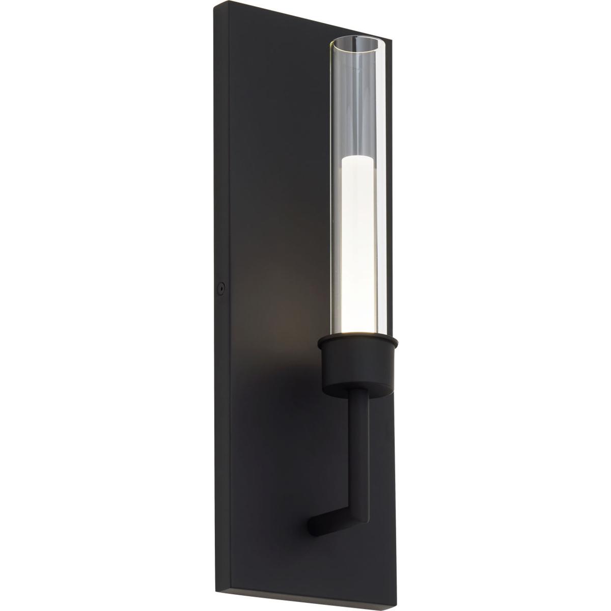 Visual Comfort Modern Collection 700WSLNG1B-LED930-277 Sean Lavin Linger LED Nightshade Black ADA Wall Light, Integrated LED