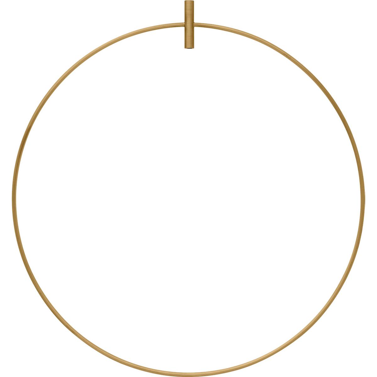 Visual Comfort Modern Collection 700LOCUSR18NB Sean Lavin Locus Natural Brass Ring Accessory in 18 inch