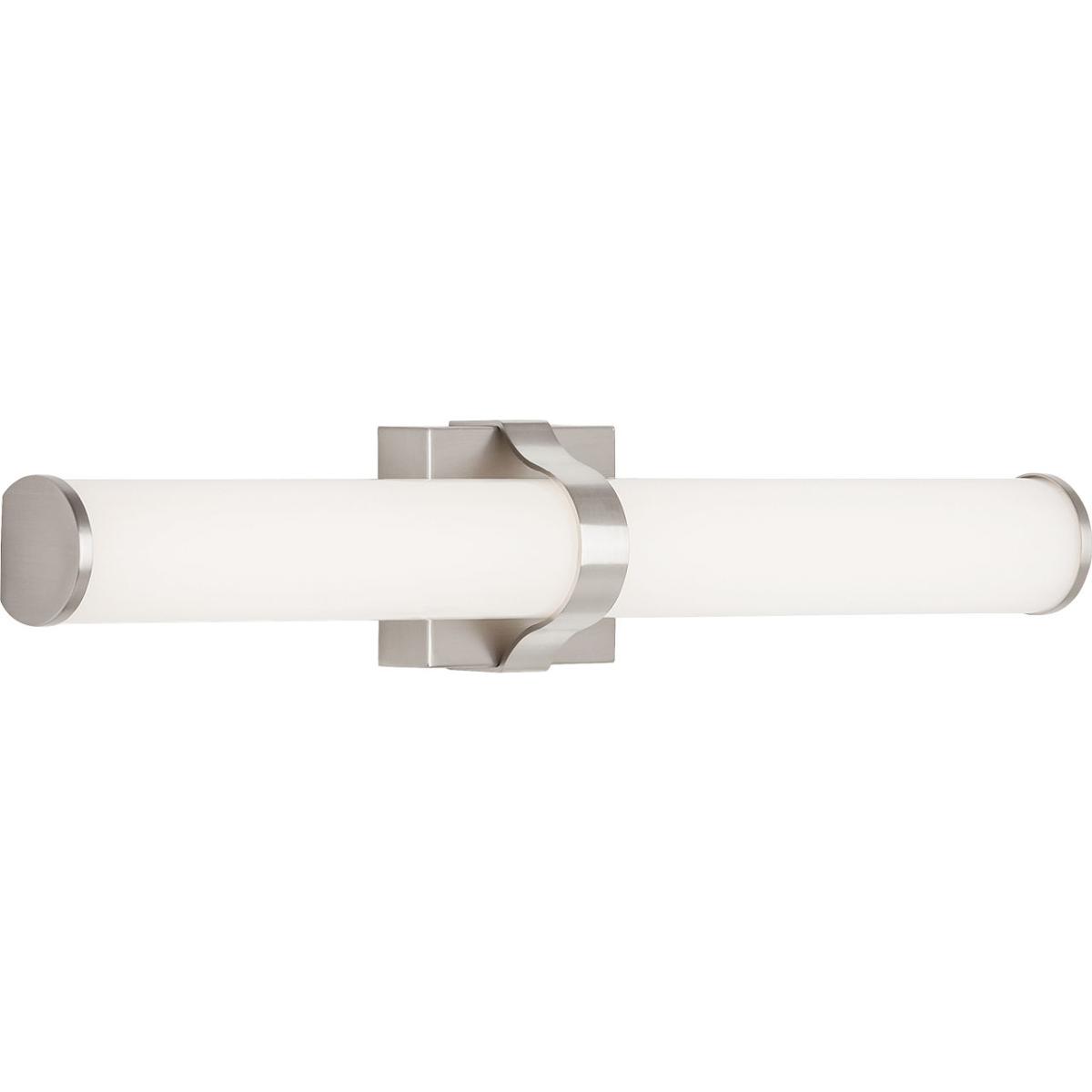 Visual Comfort Modern Collection 700BCLYK24S-LED930-277 Lynk LED 24 inch Satin Nickel Bath Light Wall Light in LED 90 CRI 3000K 277V, Integrated LED