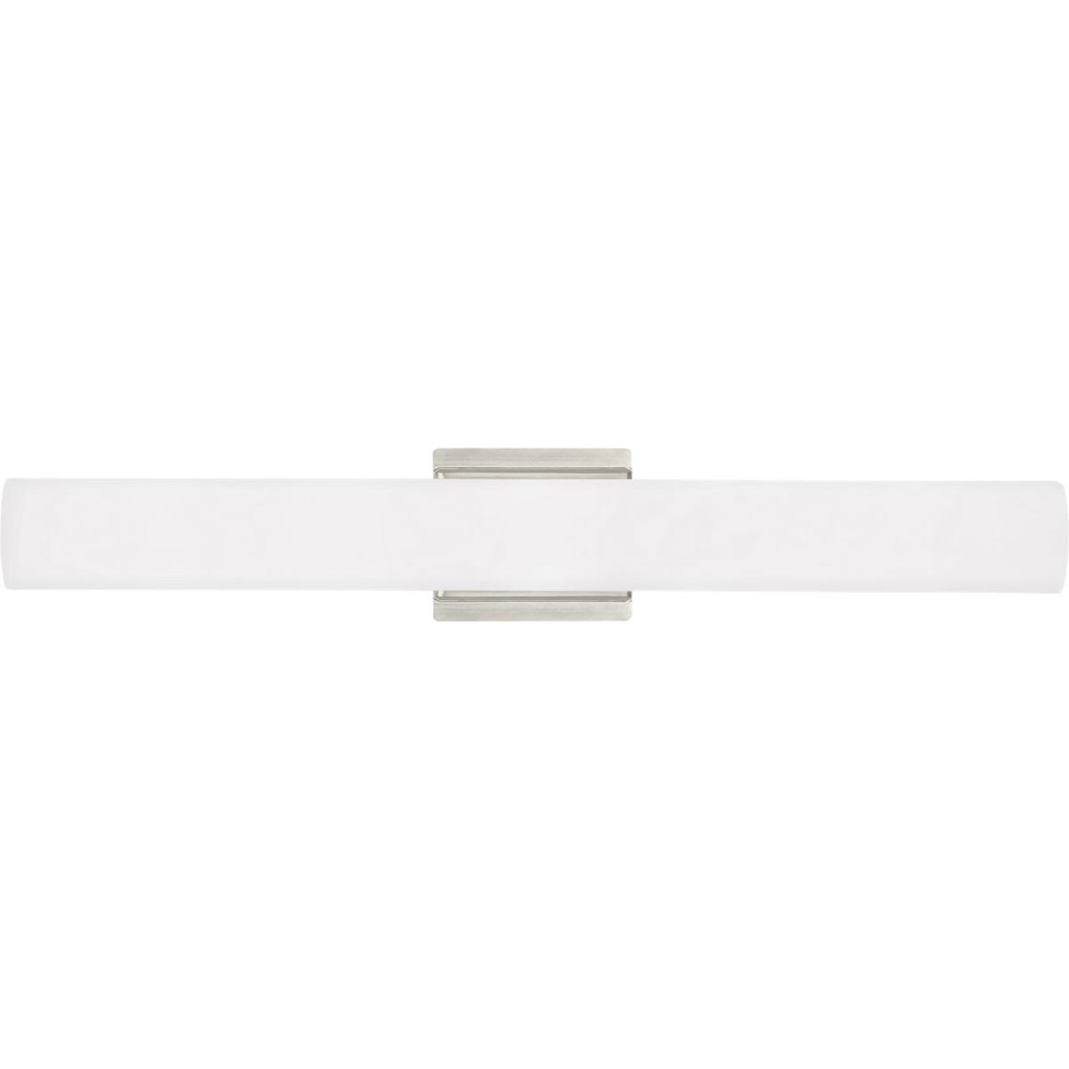 Visual Comfort Modern Collection 700BCSLC26WS-LED930 Solace LED Satin Nickel Bath Light Wall Light, Integrated LED