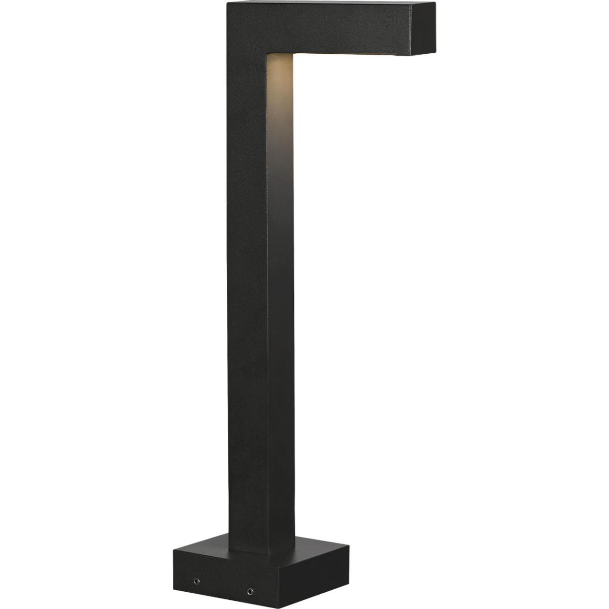 Visual Comfort Modern Collection 700OBSTR84042CBUNV2LF Sean Lavin Strut 120 19.4 watt Black Outdoor Bollard in LED 80 CRI 4000K, In-Line Fuse, Integra