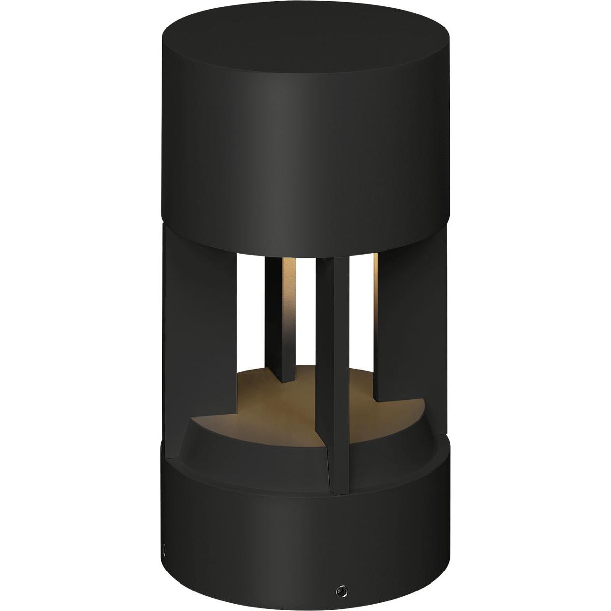 Visual Comfort Modern Collection 700OATUR82712DB12SST Sean Lavin Turbo 12 15.6 watt Black Outdoor Path Light in LED 80 CRI 2700K, Stake, Integrated LE