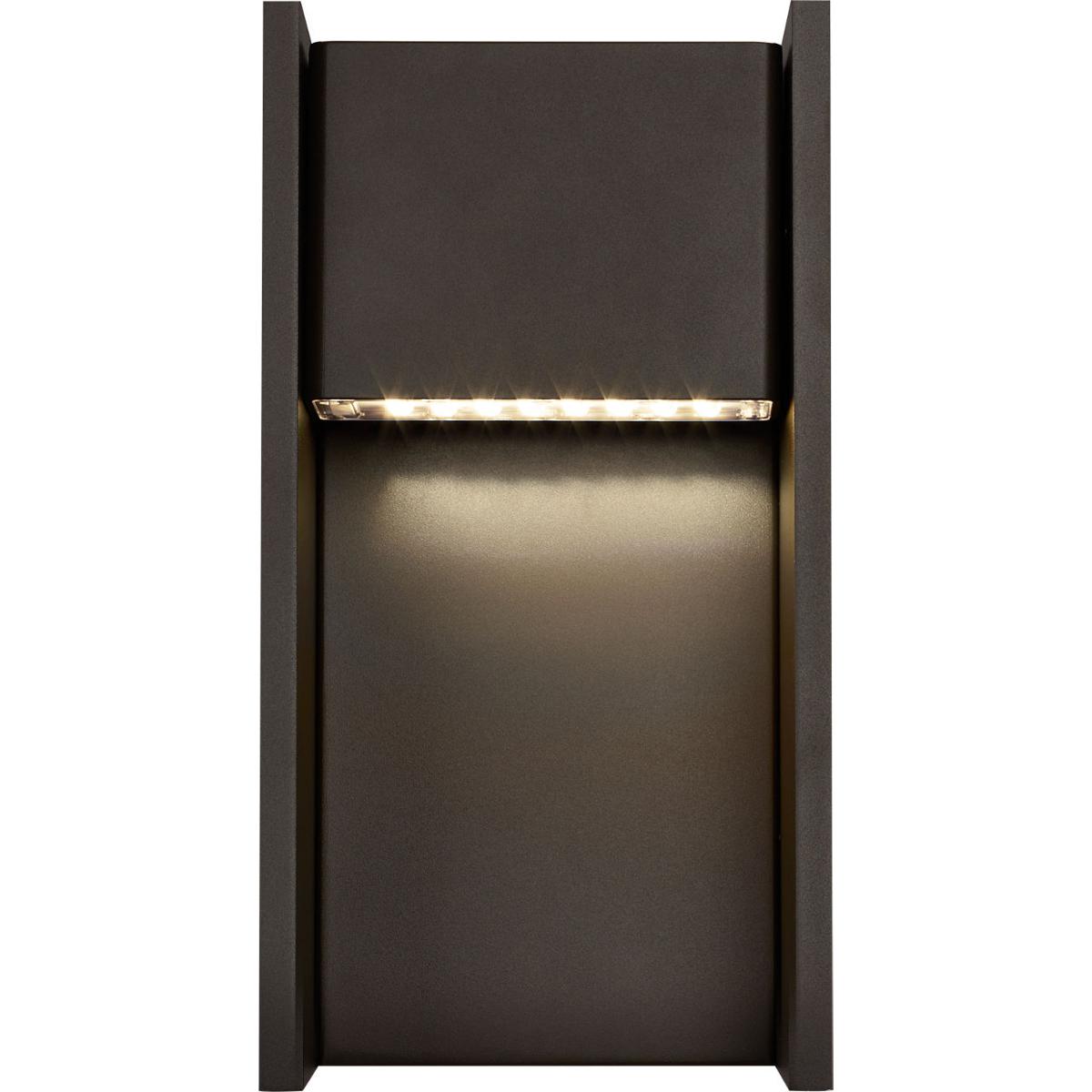 Visual Comfort Modern Collection 700OWZUR94018ZUNVALF Sean Lavin Zur LED 18 inch Bronze Outdoor Wall Light in LED 4000K, In-Line Fuse, Integrated LED