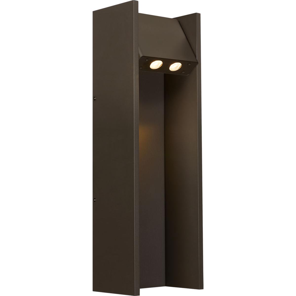 Visual Comfort Modern Collection 700OWZUR93024ZUNVALF Sean Lavin Zur LED 24 inch Bronze Outdoor Wall Light in LED 90 CRI 3000K, In-Line Fuse, Integrat