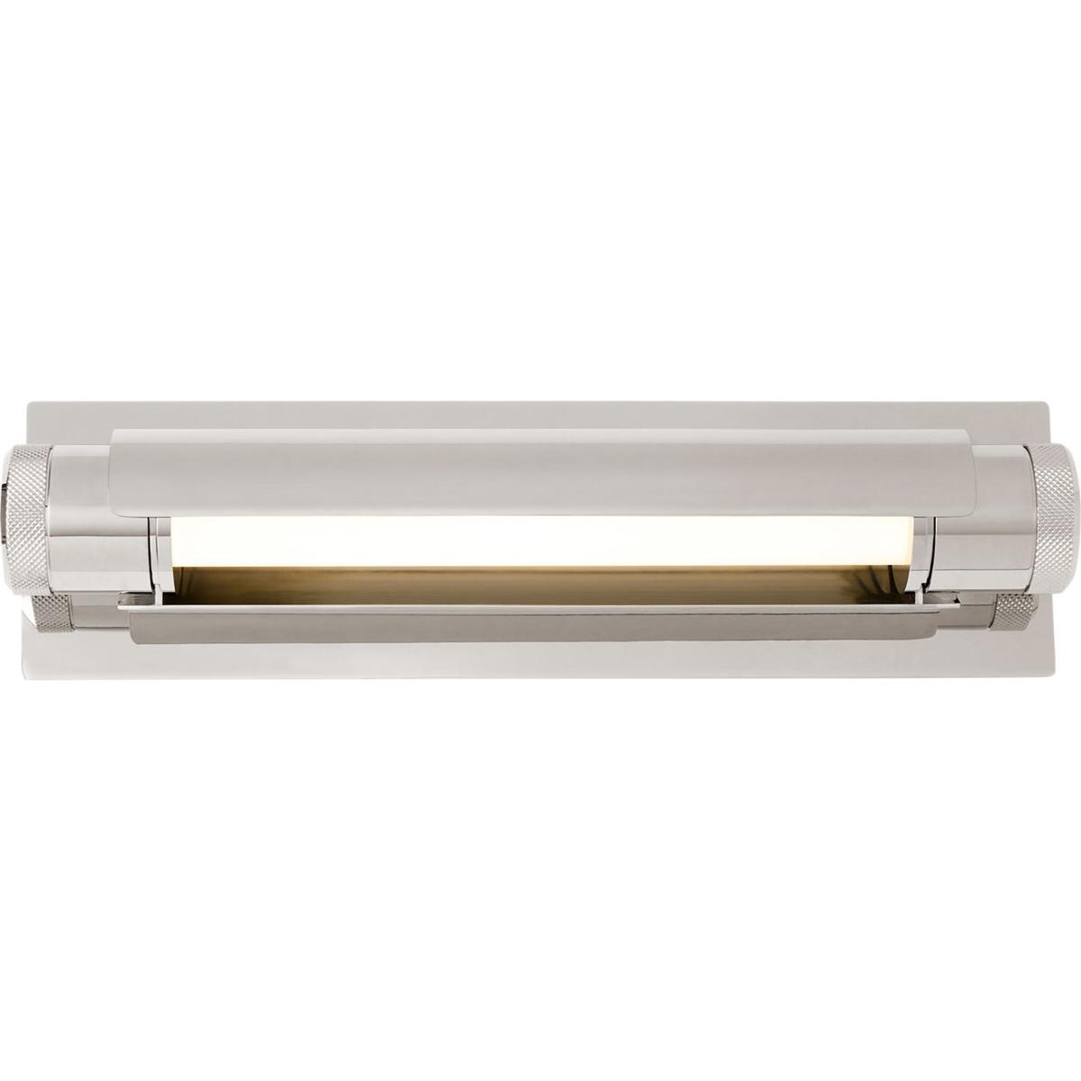 Visual Comfort Modern Collection AKBA687WDPN Avroko Capa LED 18 inch Polished Nickel Vanity Light Wall Light