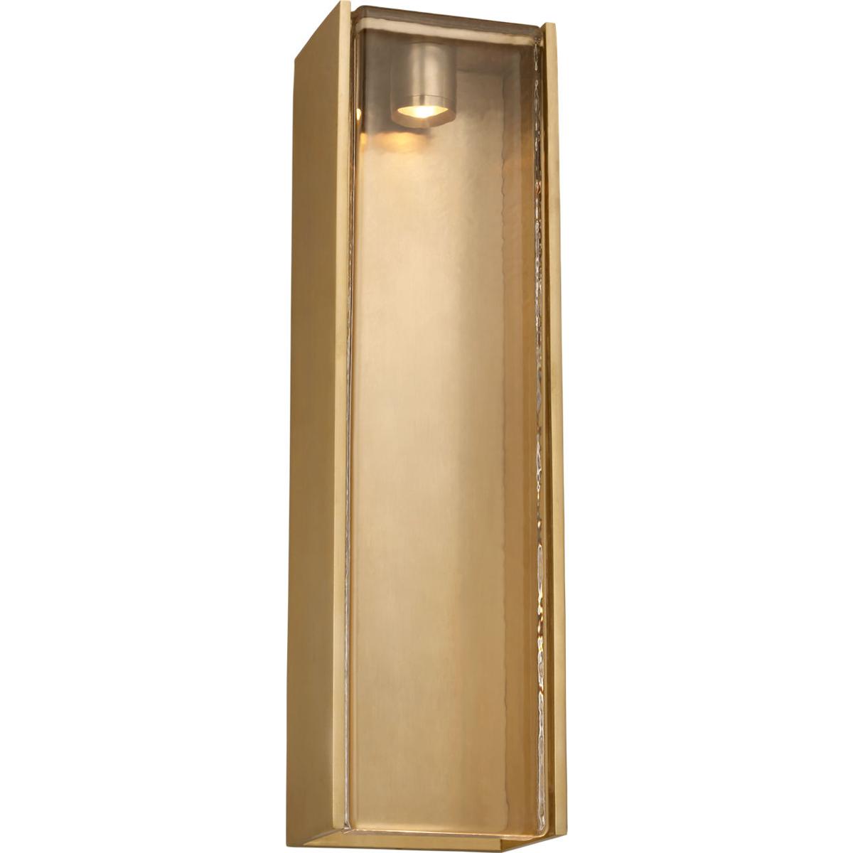 Visual Comfort Modern Collection AKOWS620WDHABCG Avroko Maybeck LED 18 inch Hand Rubbed Antique Brass Outdoor Wall Sconce