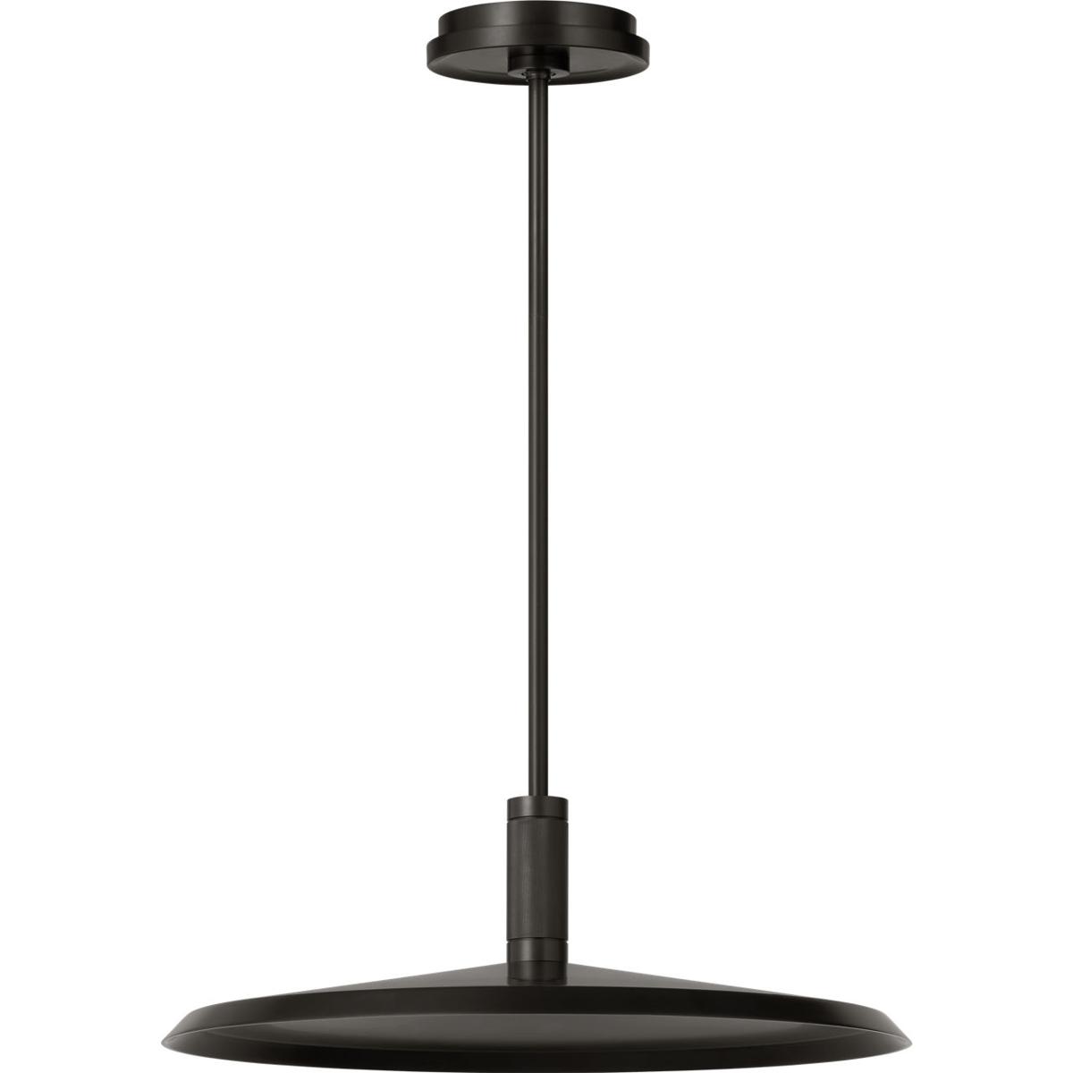 Visual Comfort Modern Collection AKPD682WDBZ Avroko Saucer Direct LED 18 inch Bronze Pendant Ceiling Light