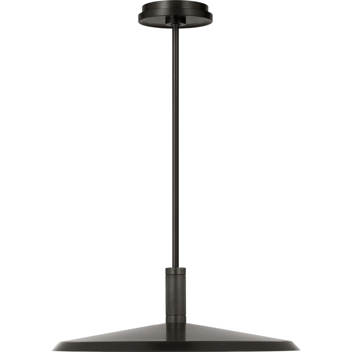 Visual Comfort Modern Collection AKPD682WDBZDB Avroko Saucer Direct LED 18 inch Bronze and Darkened Brass Pendant Ceiling Light