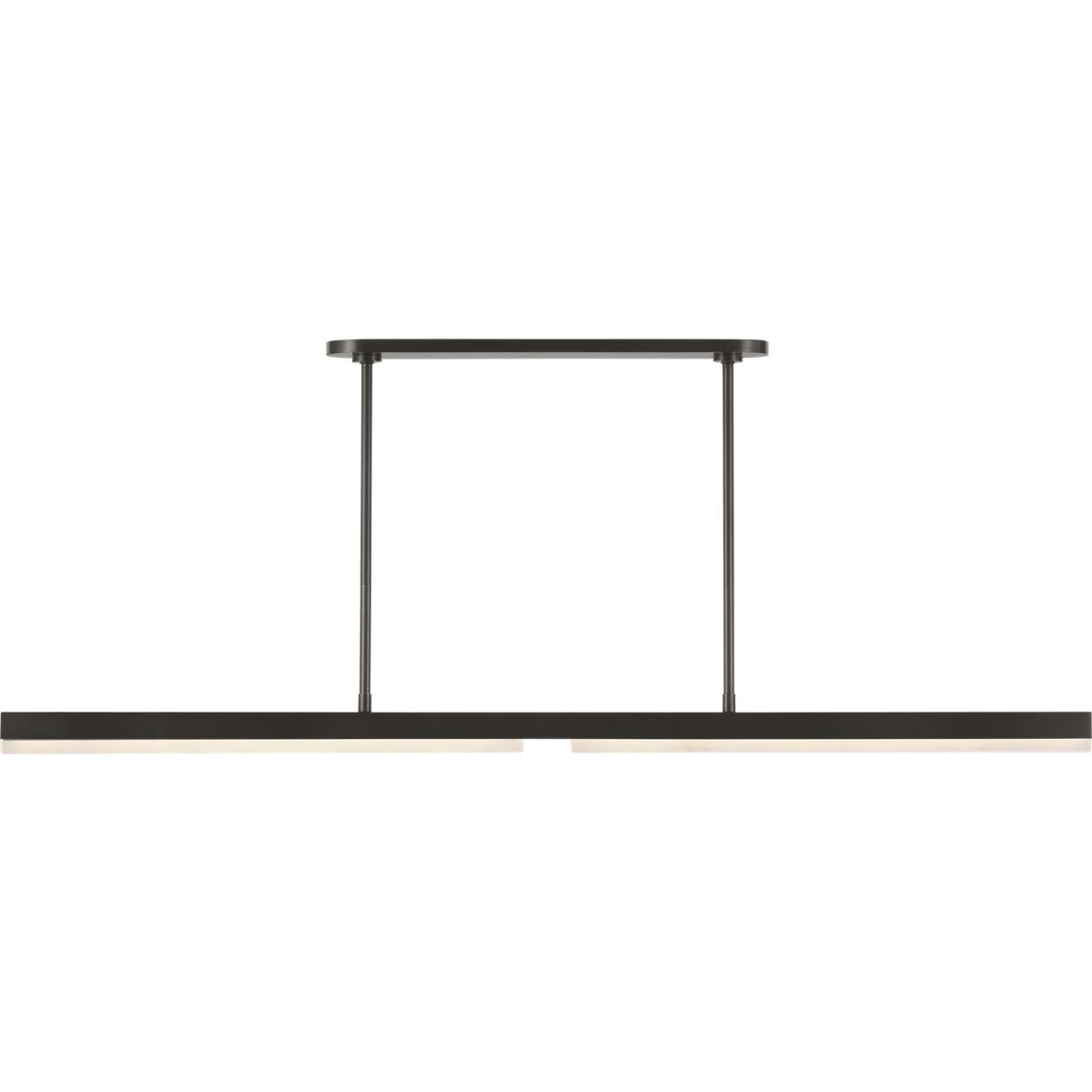 Visual Comfort Modern Collection KWLS70727BZALB Kelly by Kelly Wearstler Linea LED 60 inch Bronze Linear Chandelier Ceiling Light