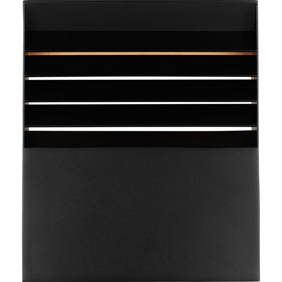 Visual Comfort Modern Collection KWOWS60627OB Kelly by Kelly Wearstler Lamel LED 10.8 inch Outdoor Black Outdoor Wall Lantern