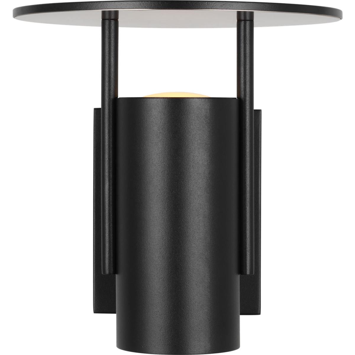 Visual Comfort Modern Collection KWOWS60827OB Kelly by Kelly Wearstler Ronan LED 8.1 inch Outdoor Black Outdoor Wall Lantern, Small