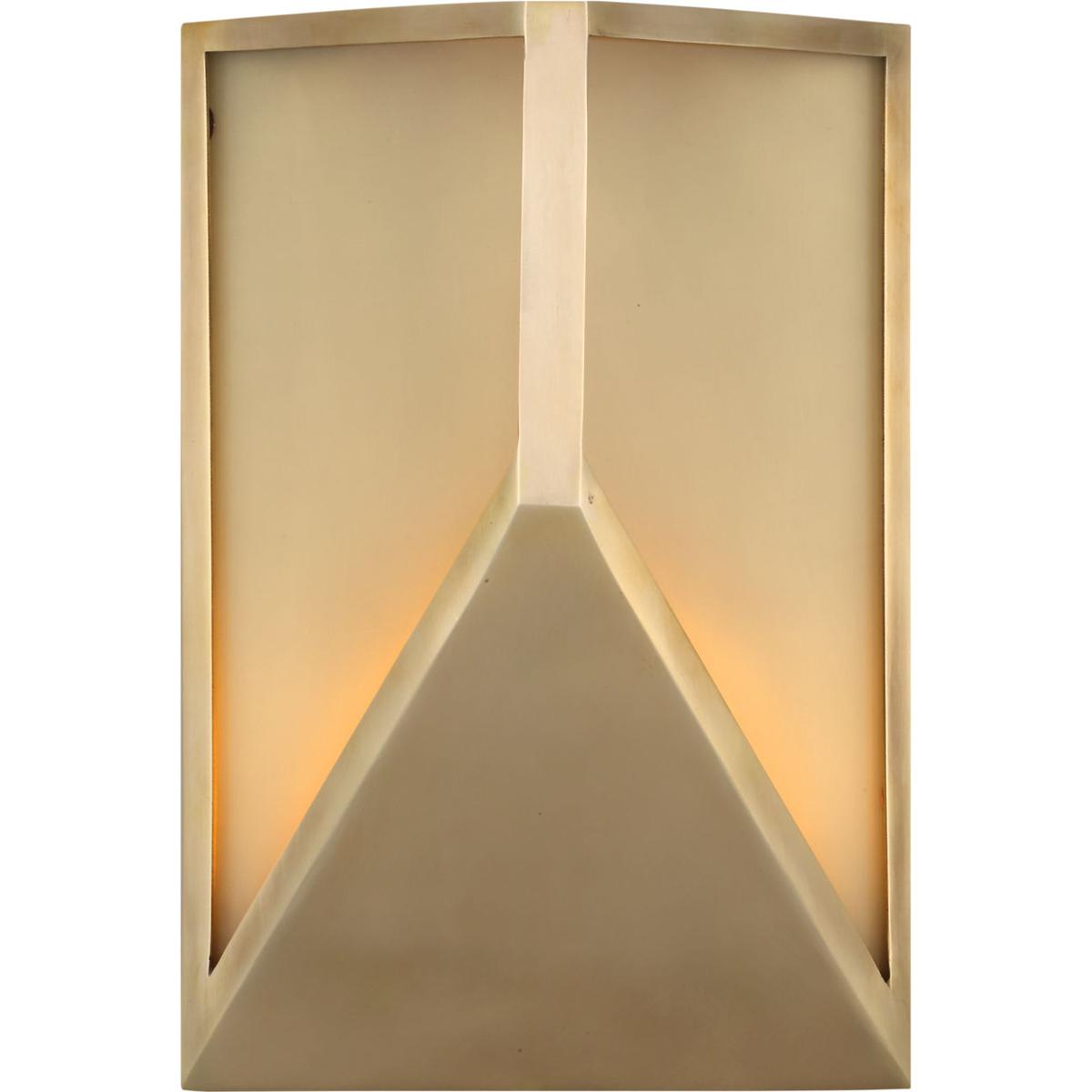 Visual Comfort Modern Collection KWOWS69327HABCG Kelly by Kelly Wearstler Punto LED 10.3 inch Hand Rubbed Antique Brass Outdoor Wall Lantern