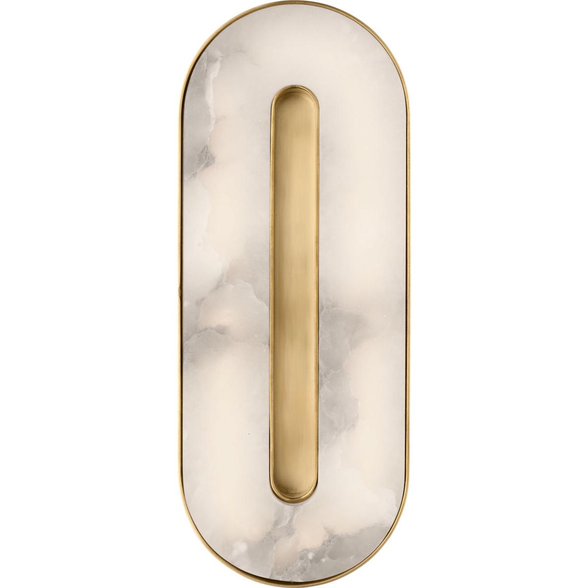Visual Comfort Modern Collection KWWS69627HABALB Kelly by Kelly Wearstler Wyllis LED 2.6 inch Hand Rubbed Antique Brass ADA Sconce Wall Light