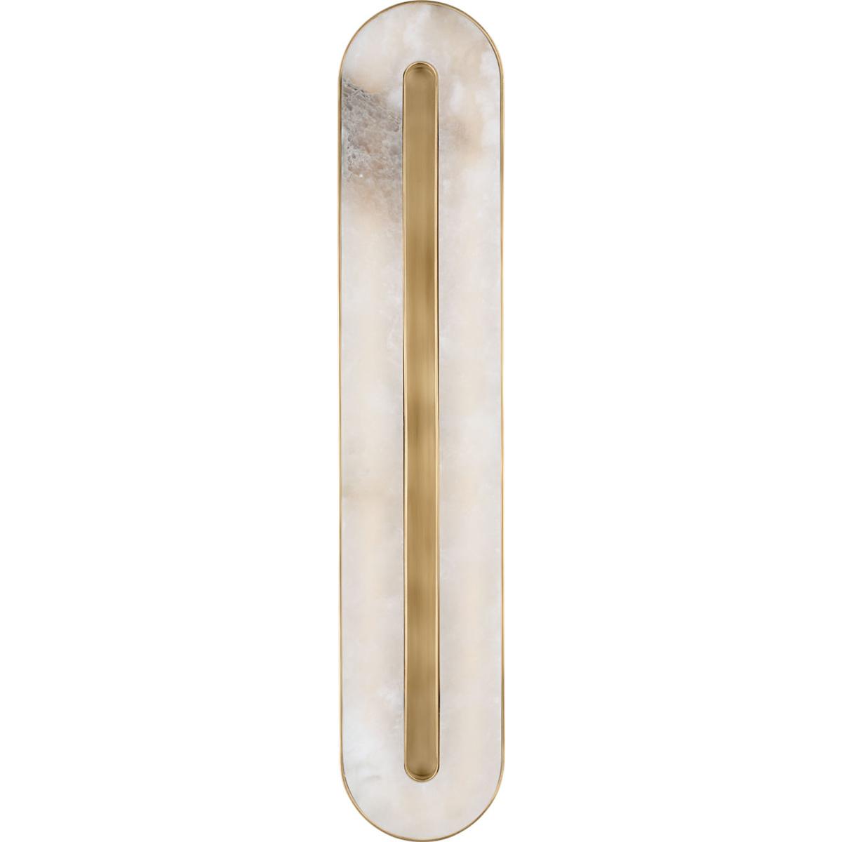 Visual Comfort Modern Collection KWWS69827HABALB Kelly by Kelly Wearstler Wyllis LED 2.6 inch Hand Rubbed Antique Brass ADA Sconce Wall Light
