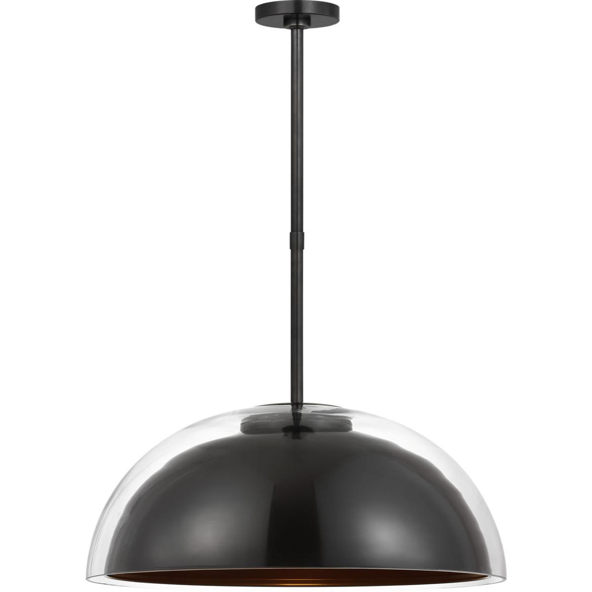 Visual Comfort Modern Collection MDPD73427BZCG Mick De Giulio Lusi LED 23.8 inch Bronze Pendant Ceiling Light