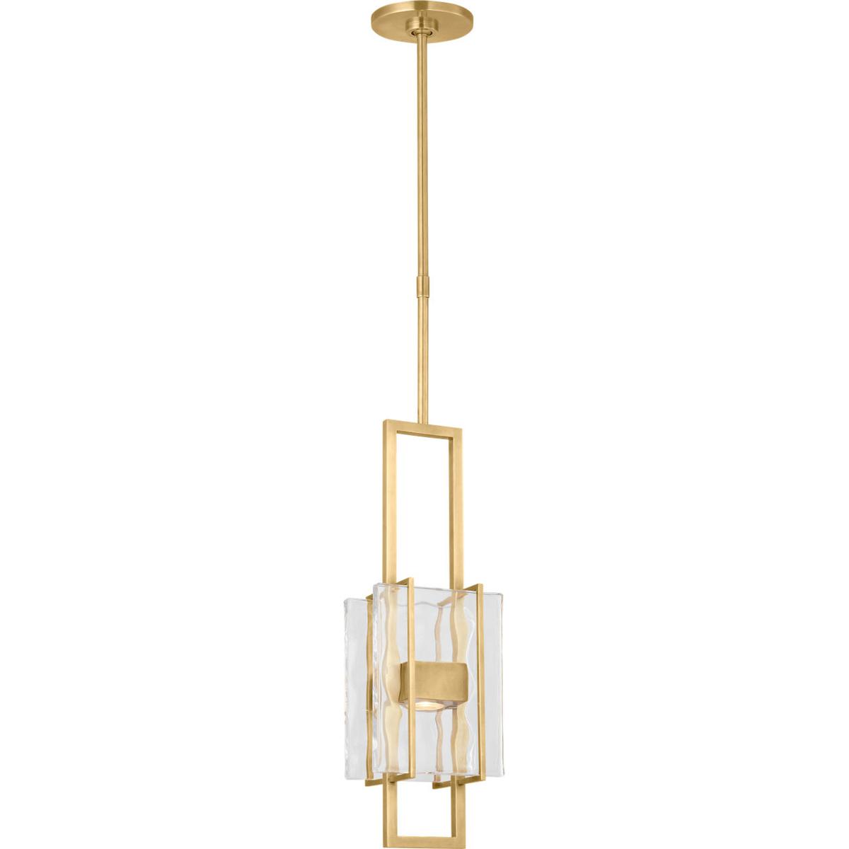 Visual Comfort Modern Collection MDPD74227HABCG Mick De Giulio Duelle LED 4.8 inch Hand-Rubbed Antique Brass Pendant Ceiling Light
