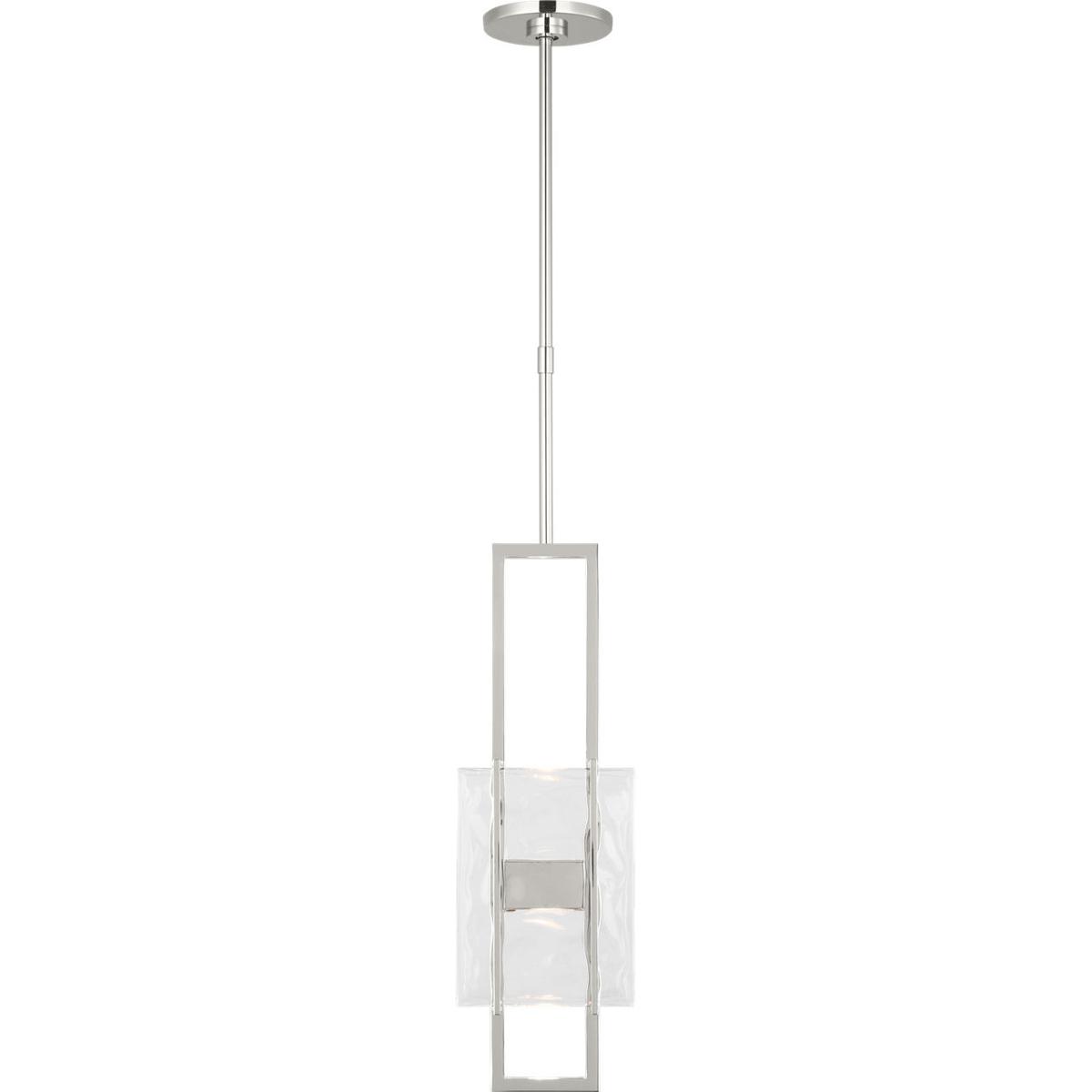 Visual Comfort Modern Collection MDPD74227PNCG Mick De Giulio Duelle LED 4.8 inch Polished Nickel Pendant Ceiling Light