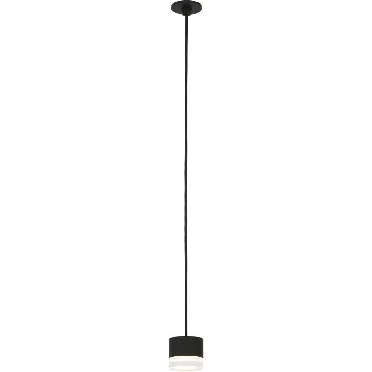 Visual Comfort Modern Collection 700TRSPAGBL1PB-LED930 Sean Lavin Gable LED Nightshade Black Pendant Ceiling Light, Integrated LED