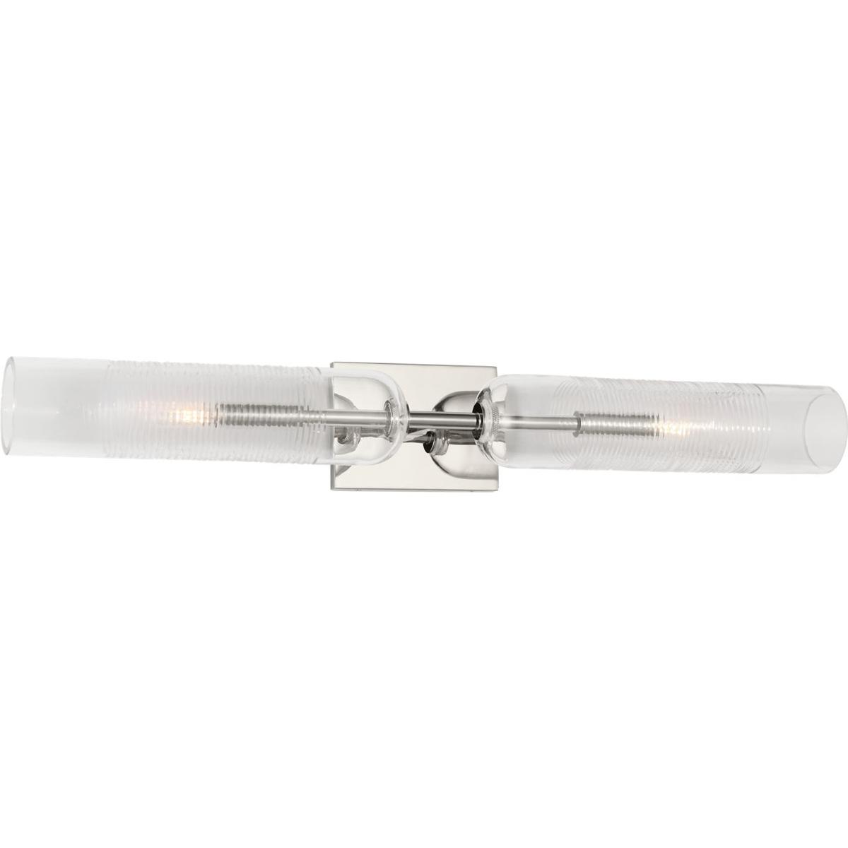 Visual Comfort Modern Collection SLBA643PNCG Sean Lavin Leano 2 Light 32 inch Polished Nickel Bath Vanity Light Wall Light