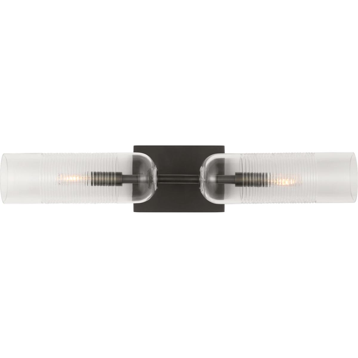 Visual Comfort Modern Collection SLBA770BZCG Sean Lavin Leano 2 Light 24 inch Bronze Bath Vanity Light Wall Light